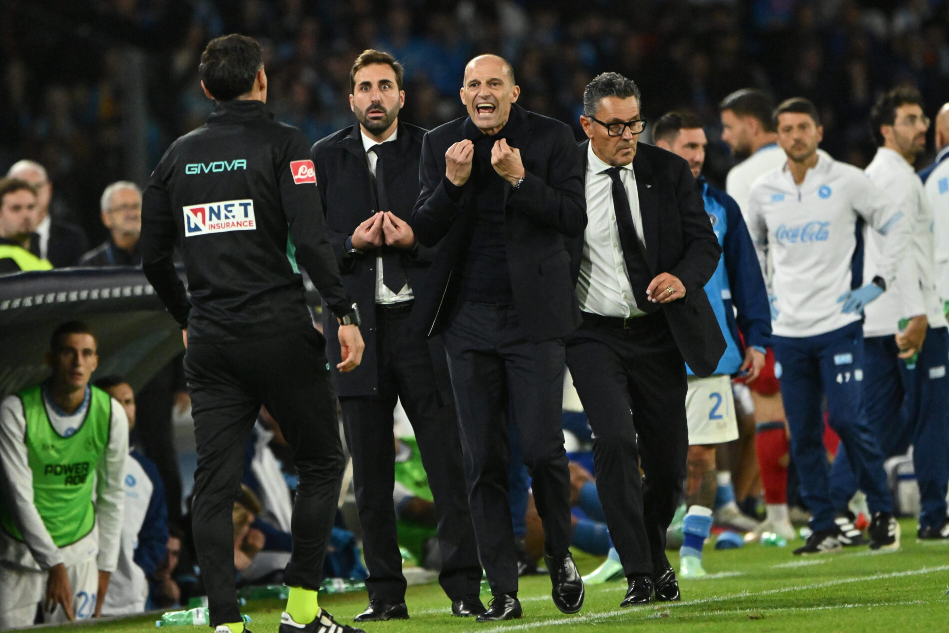 Allegri choc: “Gli hanno messo la Champions in tasca”. La reazione della Roma