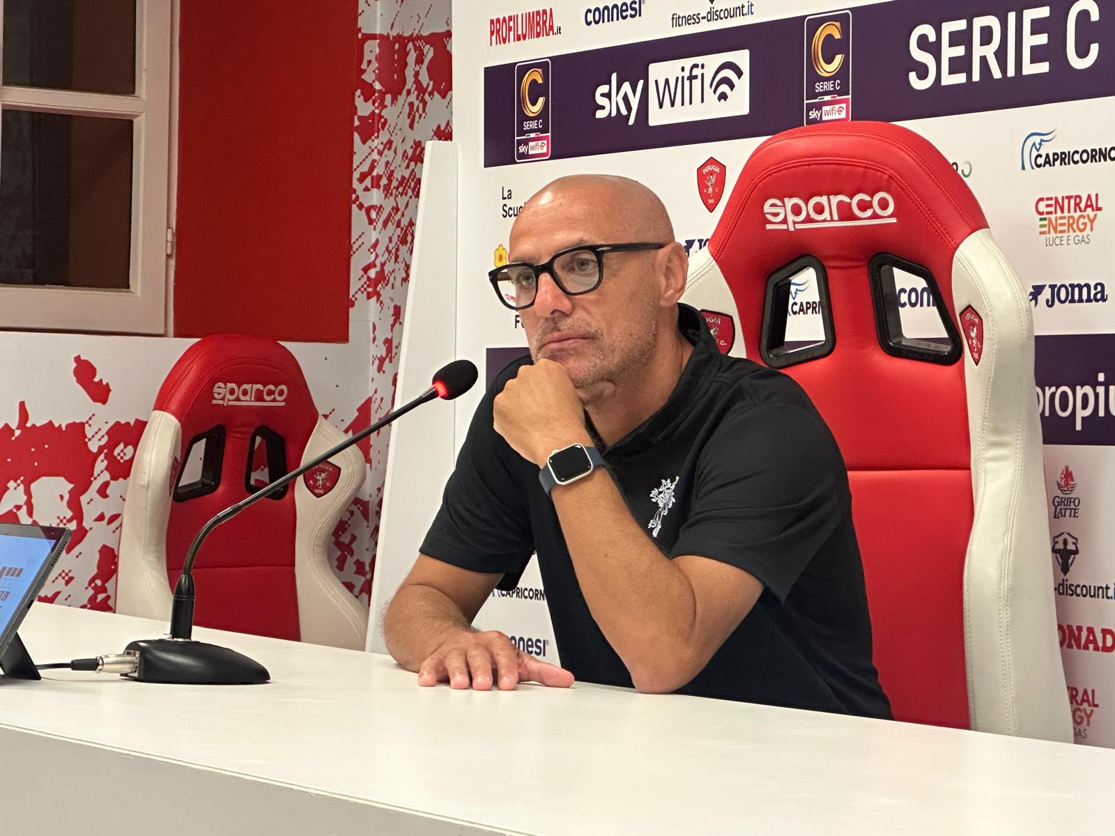 Perugia-Spezia, Filippini: “E’ il prezzo da pagare per essere partiti ad agosto”